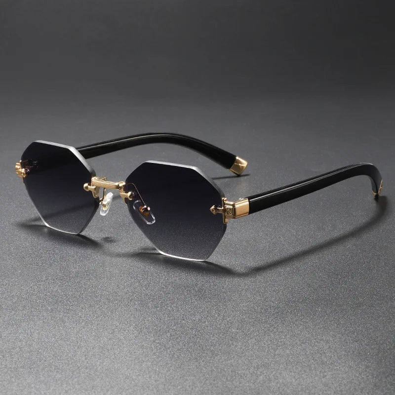 Noctra Polygon Rimless Shades