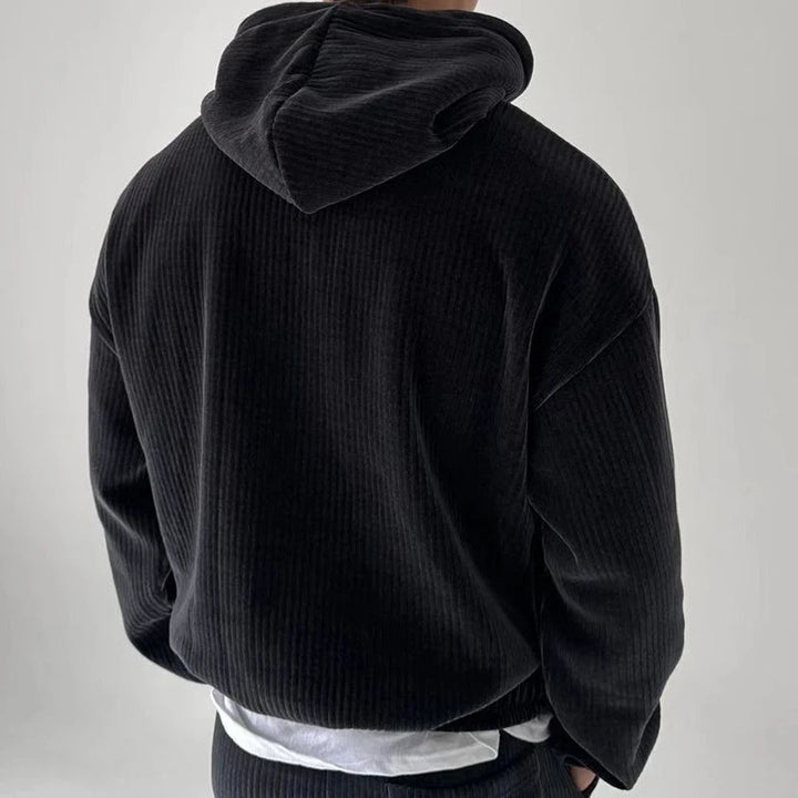 Valen Ridge Ribbed Hoodie