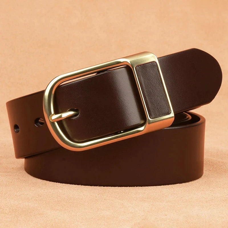 Sterling Cowskin Buckle Belt