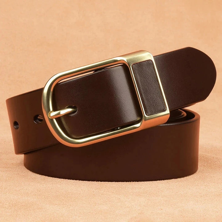 Sterling Cowskin Buckle Belt