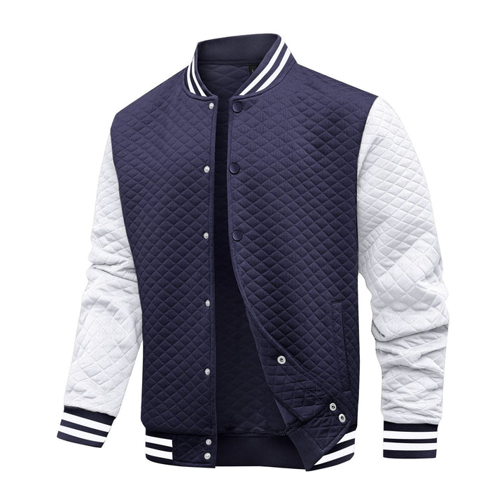 Virello Waffle Knit Bomber Jacket