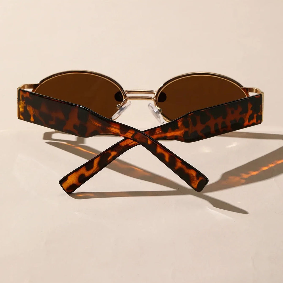 Cortona Gold-Link Oval Shades