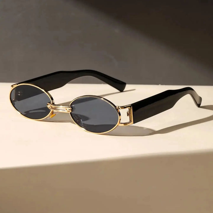 Cortona Gold-Link Oval Shades