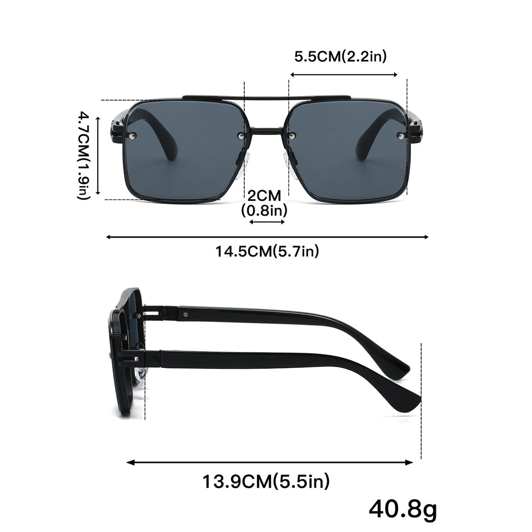 Valmont Atelier Double-Bridge Sunglasses
