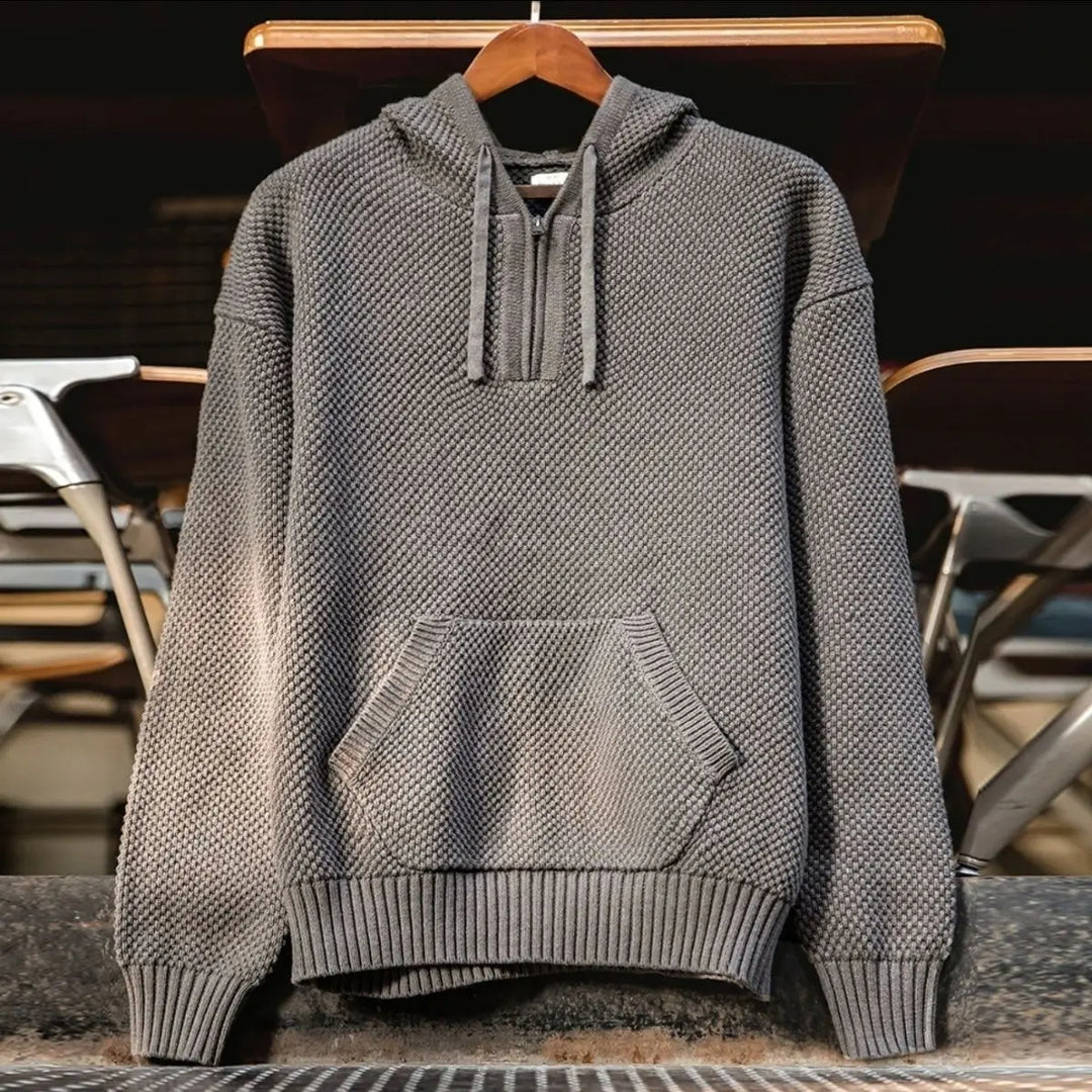 Shadow Knit Zip Hoodie