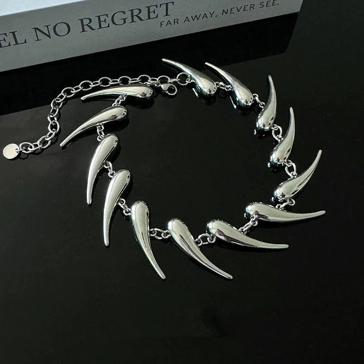 Vanta Steel Spike Necklace