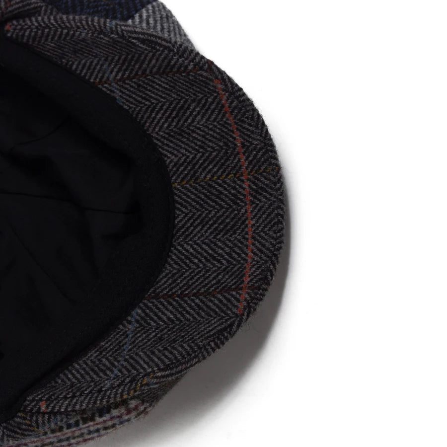 Harrow Patchwork Flat Cap