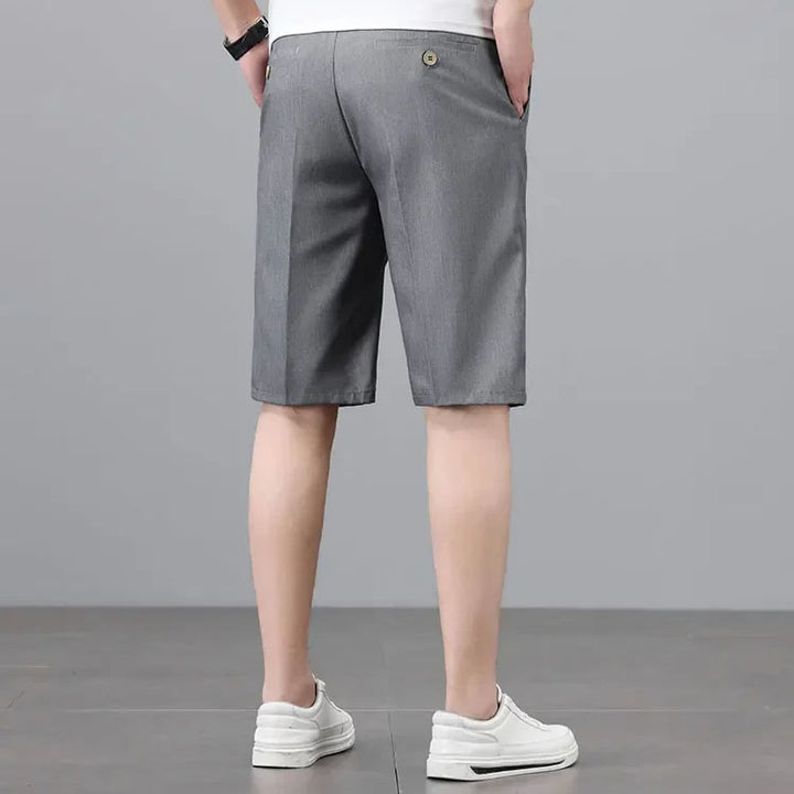 The Maison Straight Shorts — Mid-Rise Tailored Casual Short Pant for Men