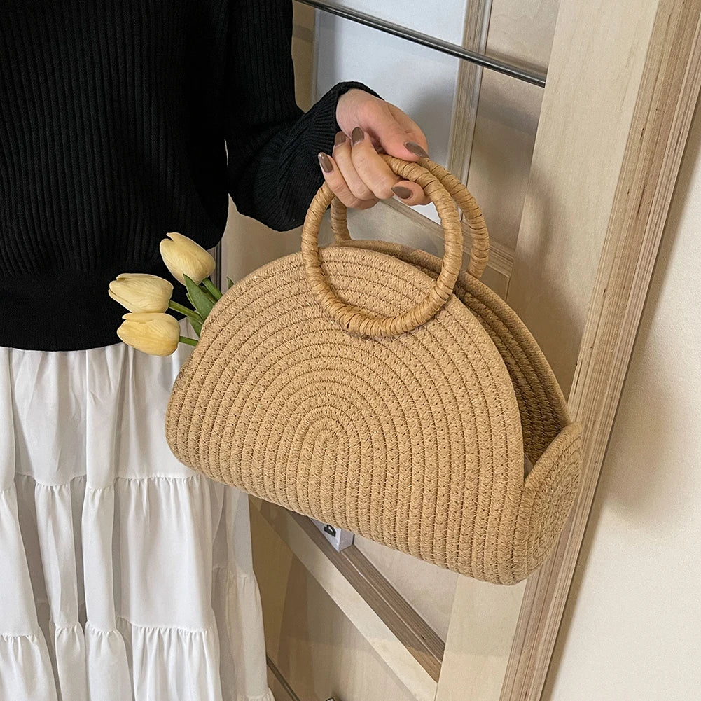 Soléa Woven Arc Tote