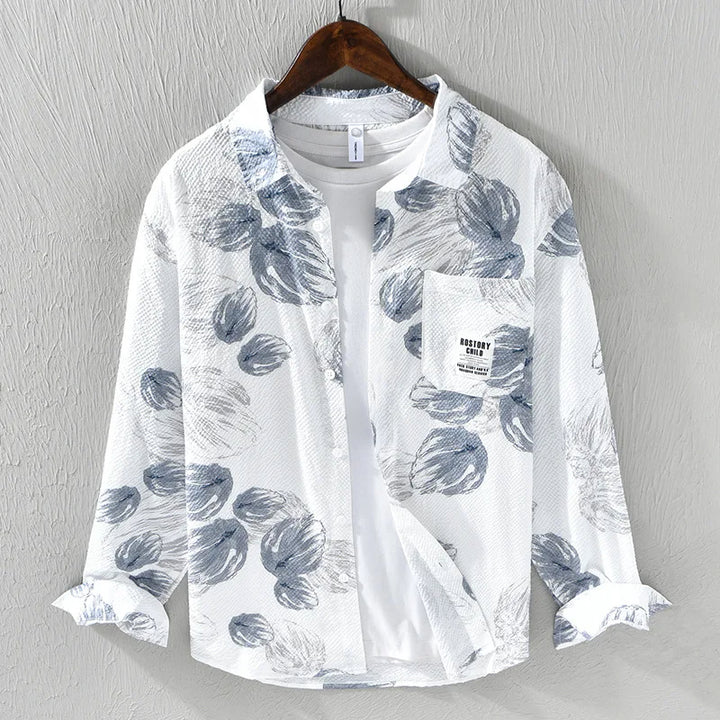 Soft Tones Tropical Shirt for Men
