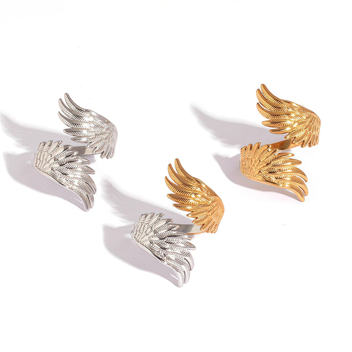 Aurelia Dove Wing Ring Set