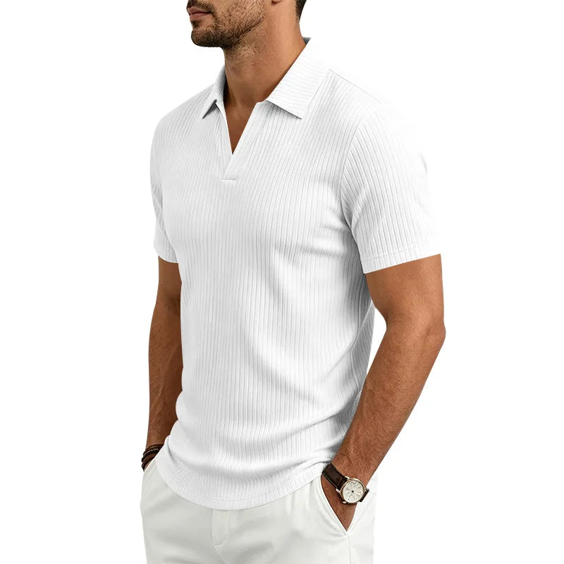 Ashford Open Collar Polo