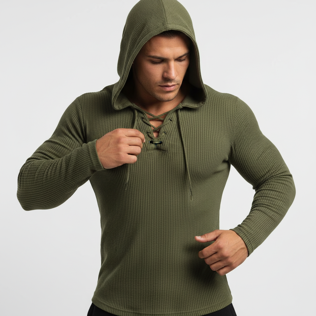 Ravello Lace Hooded Knit Shirt