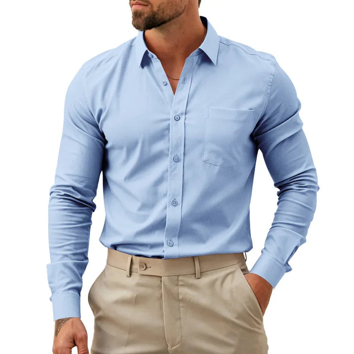 Alden Non Iron Stretch Shirt in long-sleeve button-up style