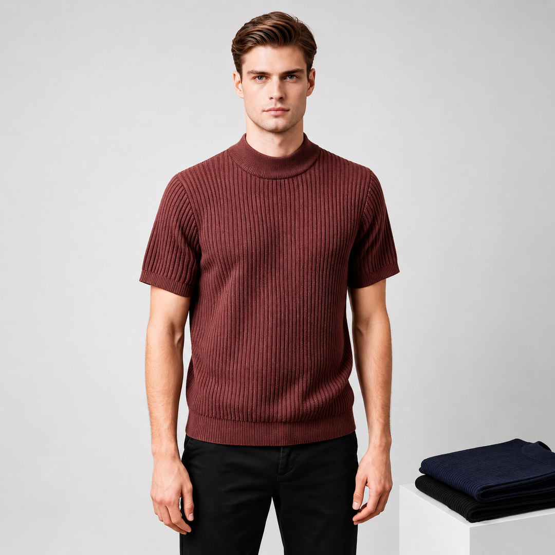 Alden Ribbed Knit Shirt