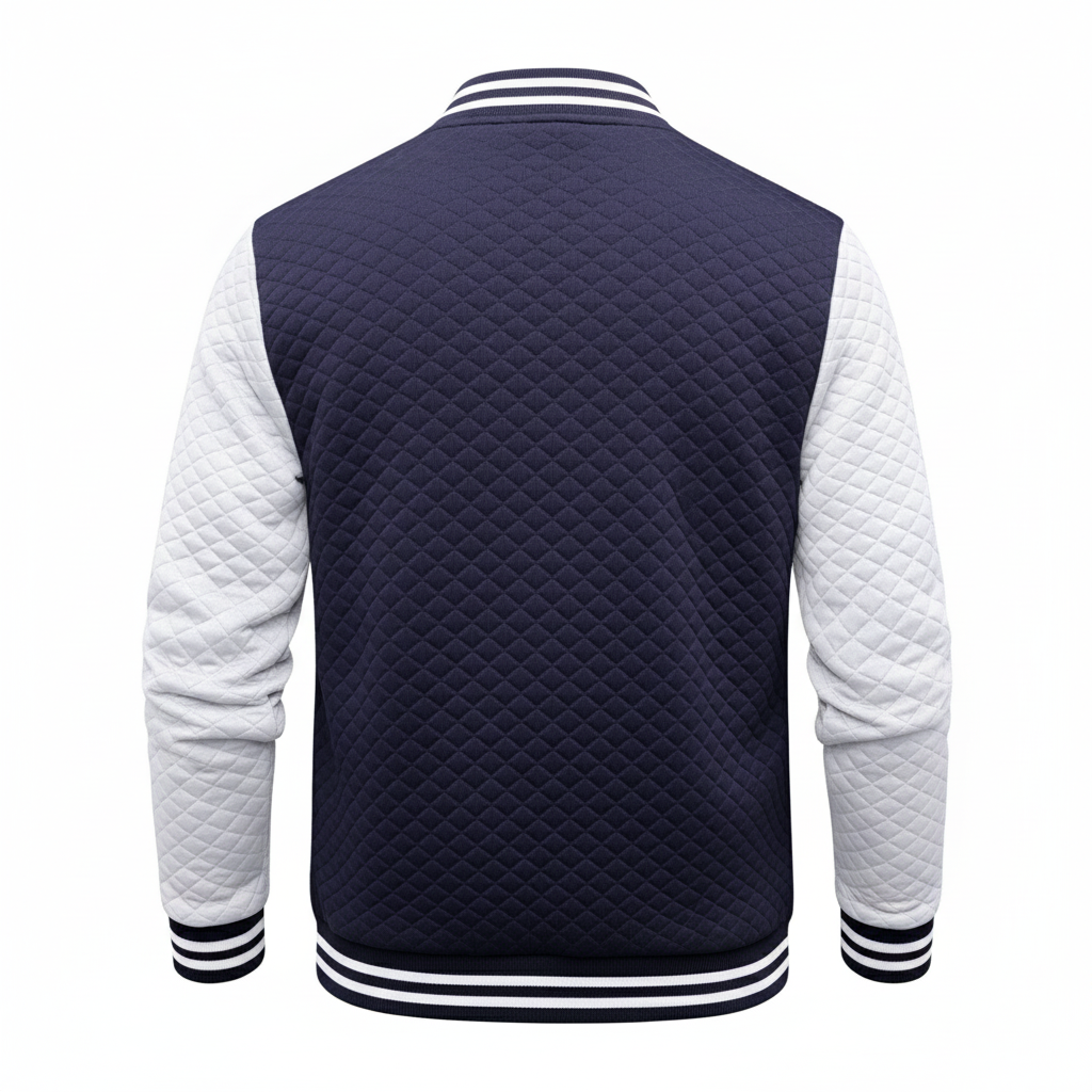 Virello Waffle Knit Bomber Jacket