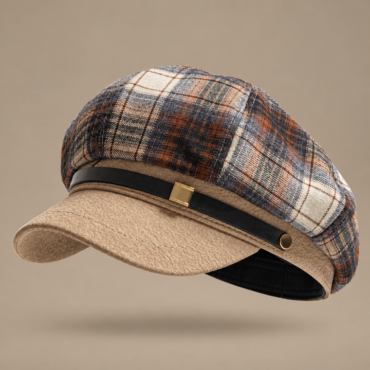 Bellacourt Plaid Brim Cap