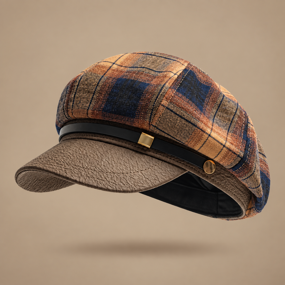 Bellacourt Plaid Brim Cap