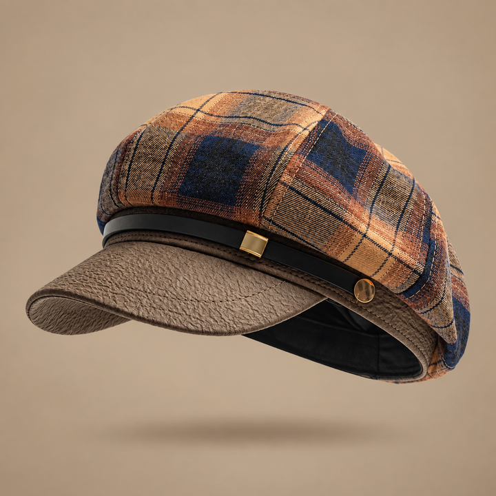 Bellacourt Plaid Brim Cap