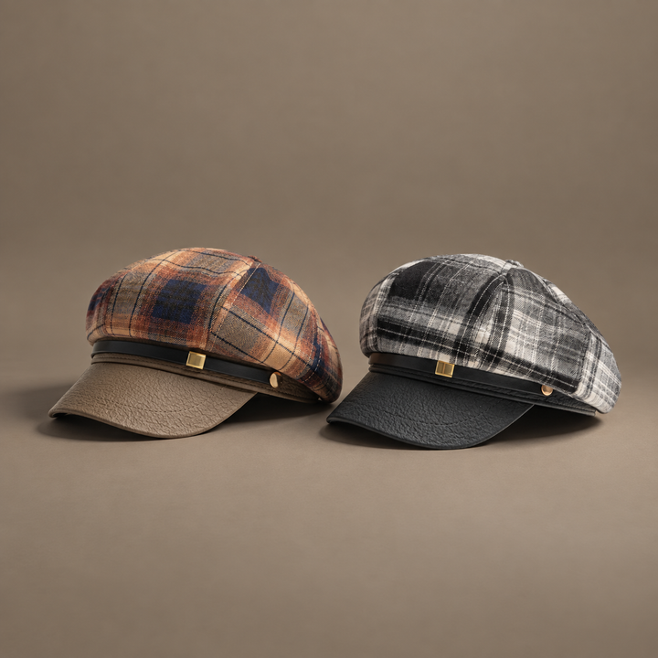 Bellacourt Plaid Brim Cap