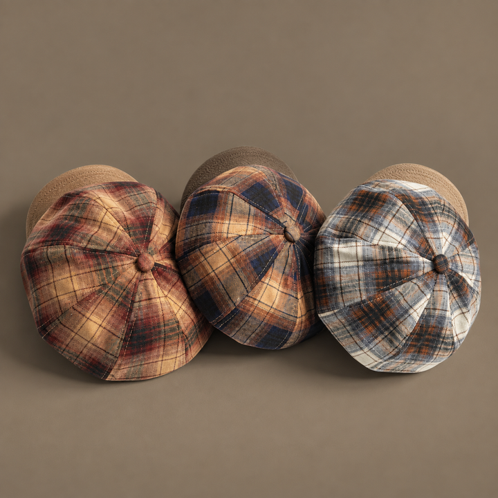 Bellacourt Plaid Brim Cap