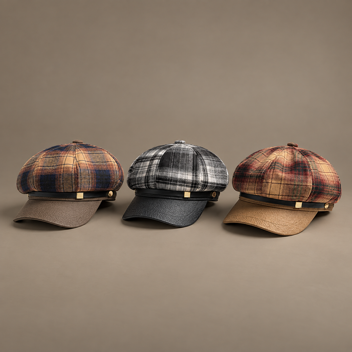 Bellacourt Plaid Brim Cap
