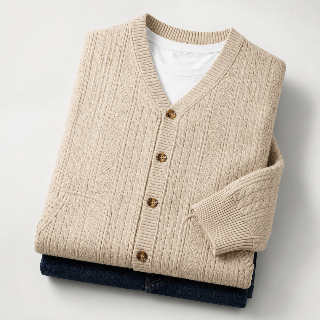 Bellmont V-Neck Knit Cardigan