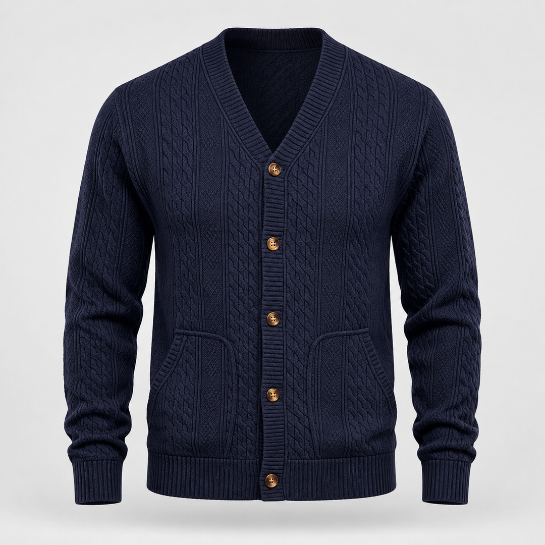 Bellmont V-Neck Knit Cardigan