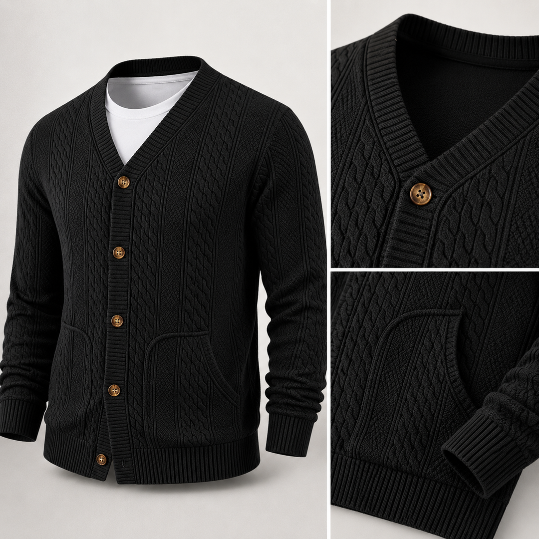 Bellmont V-Neck Knit Cardigan