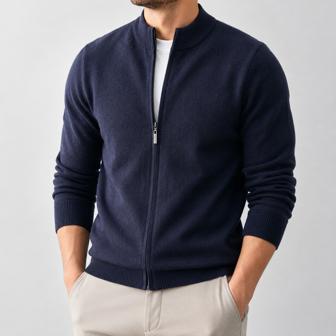 Bramwell Full-Zip Knit Cardigan