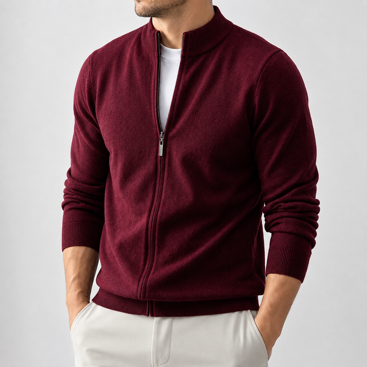 Bramwell Full-Zip Knit Cardigan