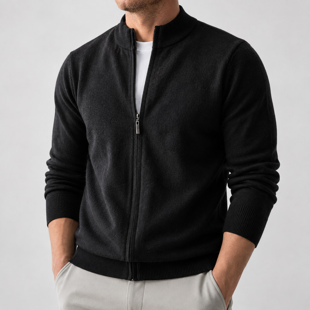 Bramwell Full-Zip Knit Cardigan