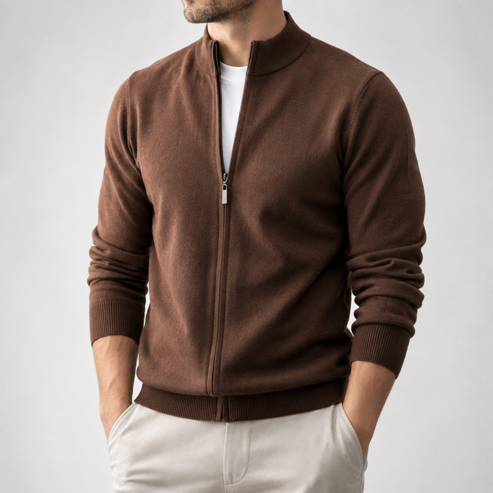 Bramwell Full-Zip Knit Cardigan
