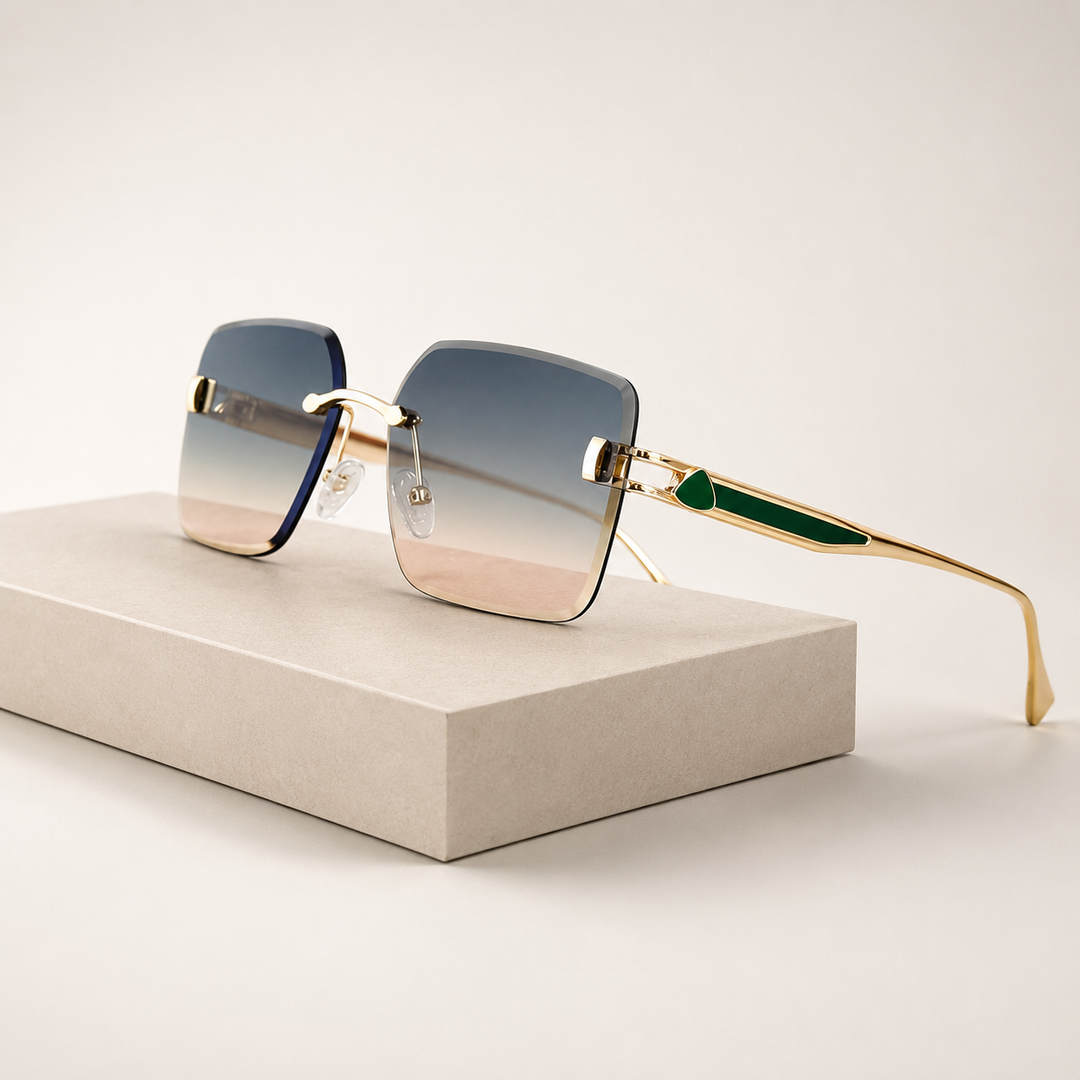 Bristowe Rimless Alloy Sunglasses