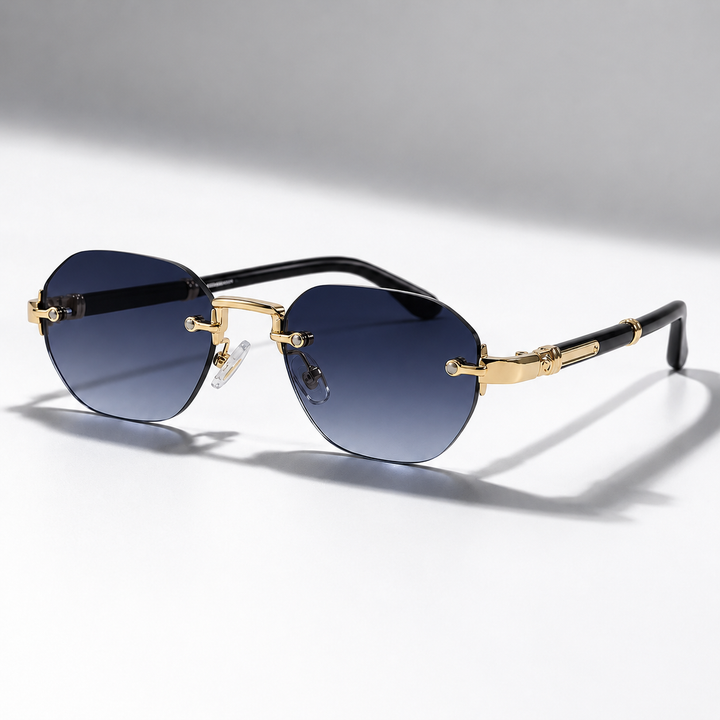 Cannes Gradient Rimless Sunglasses