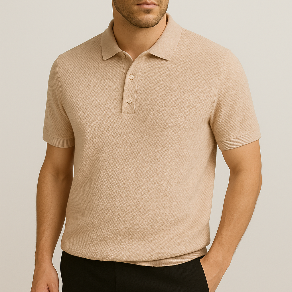 Castello Cotton Knit Polo