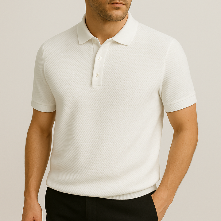 Castello Cotton Knit Polo