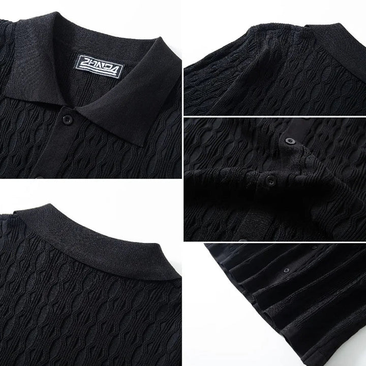 Casual Men's T-Shirt | Breathable Knitted Fabric with Relaxed Fit | Comfortable Summer Essential for Everyday Wear