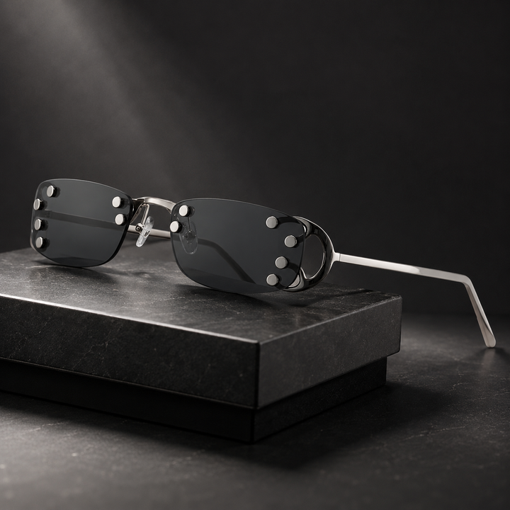 Caulfield Rimless Sunglasses