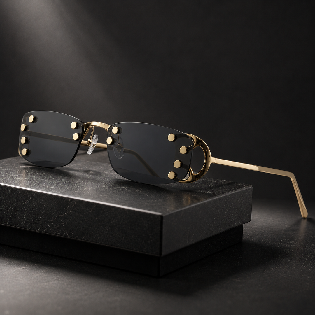 Caulfield Rimless Sunglasses