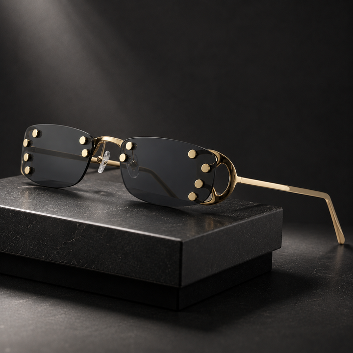 Caulfield Rimless Sunglasses