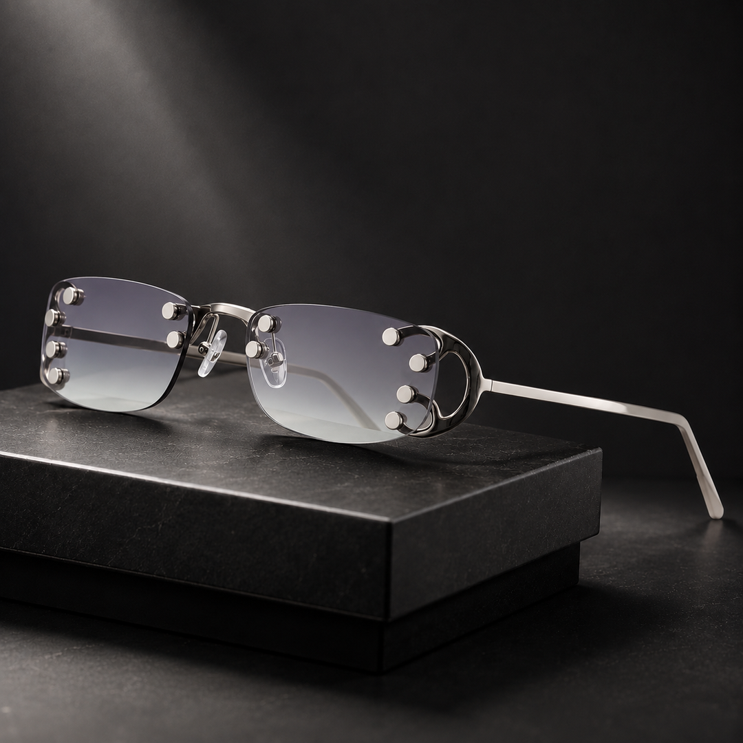 Caulfield Rimless Sunglasses