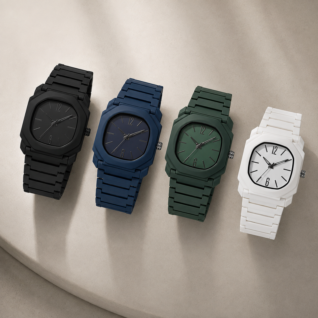 Cavan Square Rubber Watch