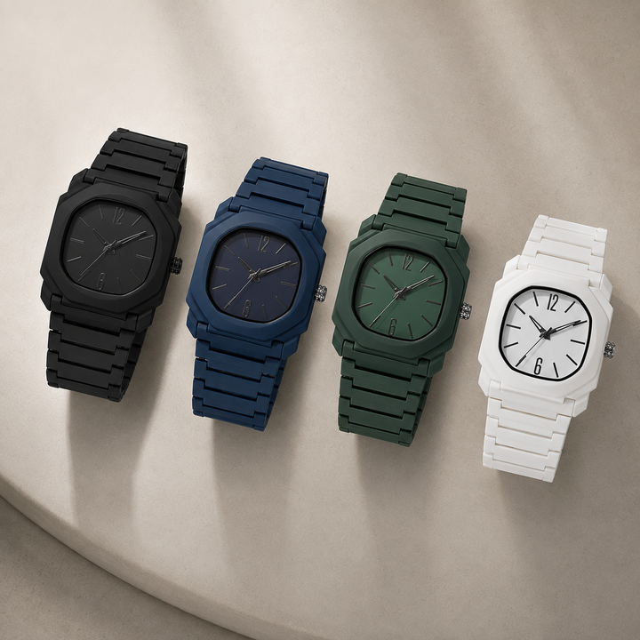 Cavan Square Rubber Watch