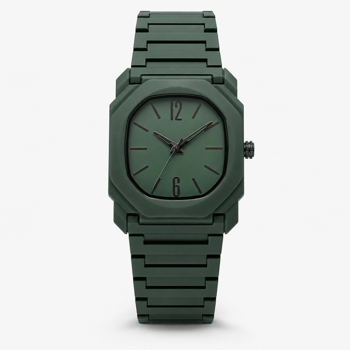 Cavan Square Rubber Watch