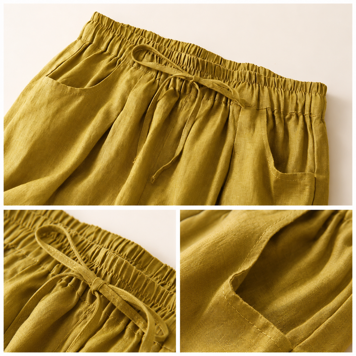 Celeste Elastic Waist Shorts