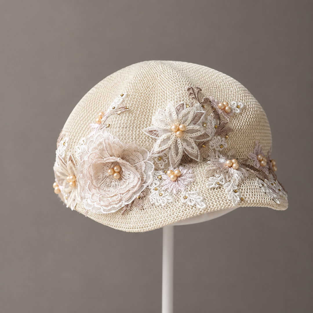 Colette Bloom Embroidered Visor