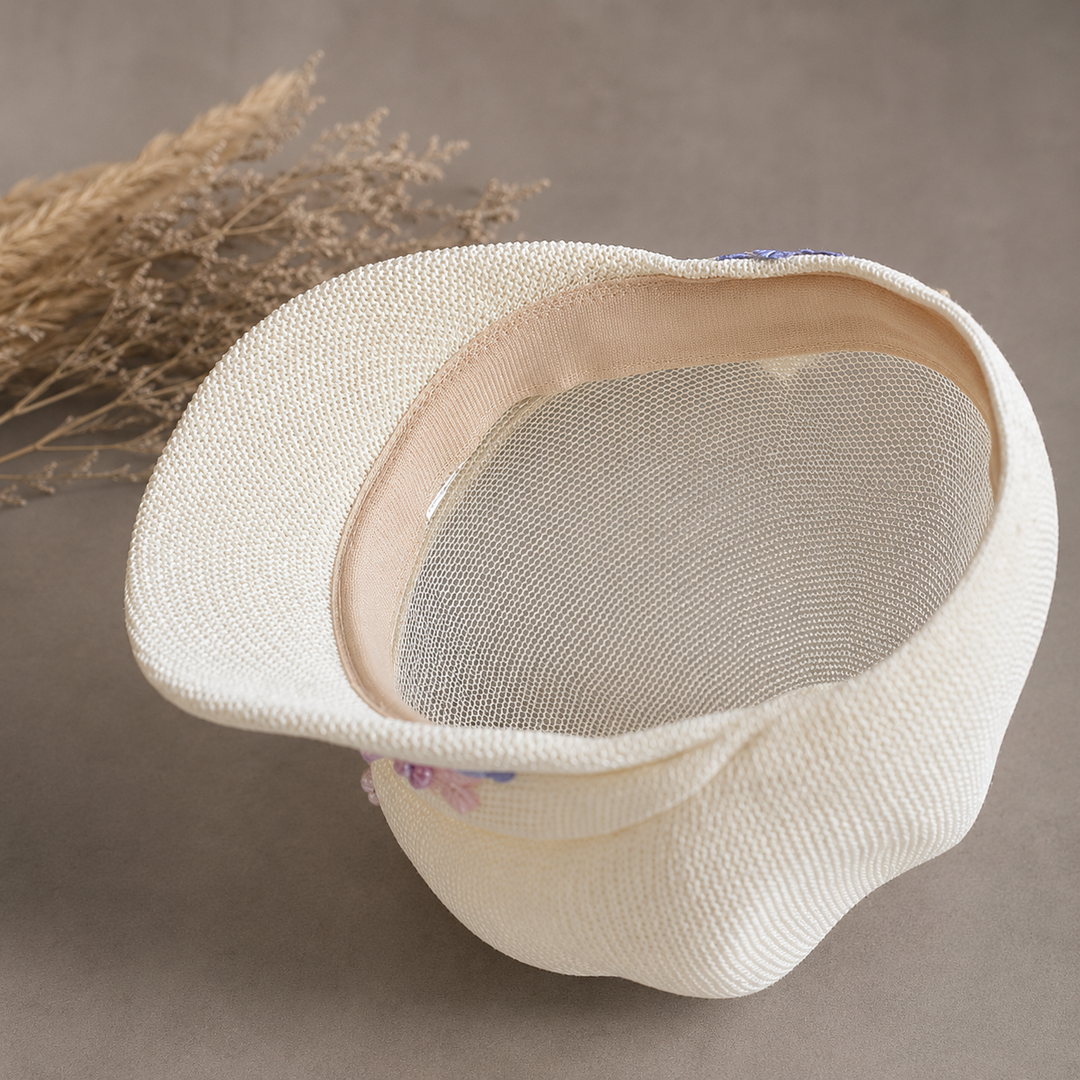 Colette Bloom Embroidered Visor