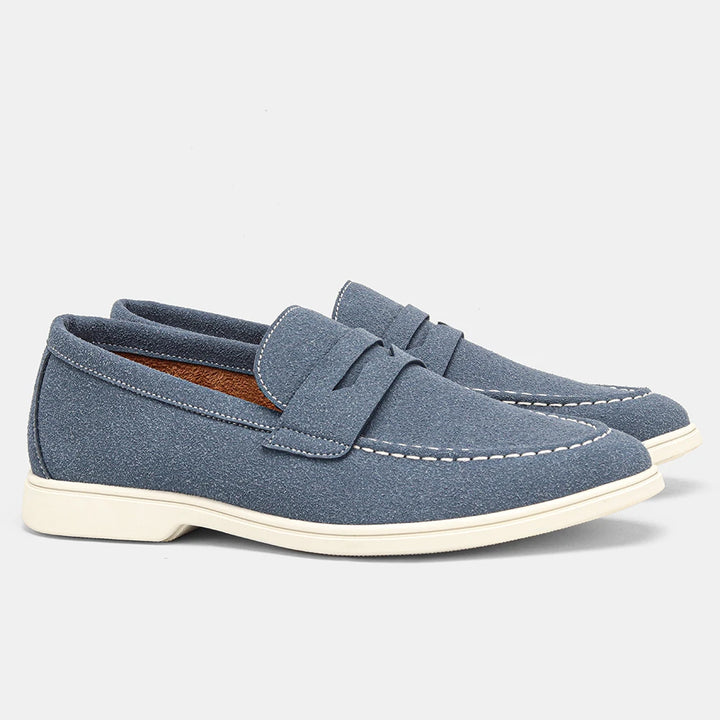 Comfortable Men's Black Loafers with Breathable Design | Stylish Casual Shoes for All-Day Wear