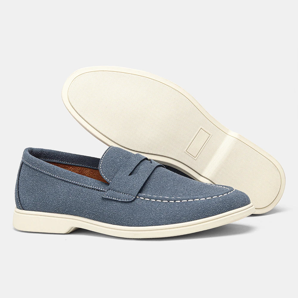 Comfortable Men's Black Loafers with Breathable Design | Stylish Casual Shoes for All-Day Wear
